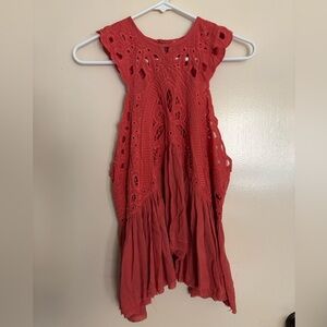 Free people open back top